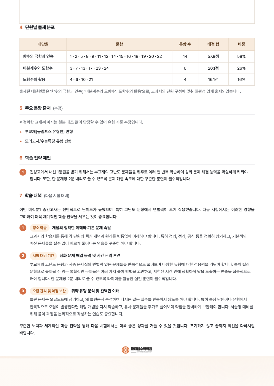 진성고등학교 2학년 기출분석 3