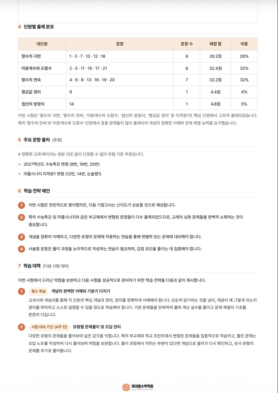 소하고등학교 2학년 기출분석 3